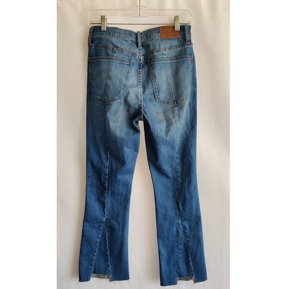 Madewell Cali Demi Boot Ankle Jeans in Kemper Wash Back Seam Edition Size 28 - Picture 5 of 7